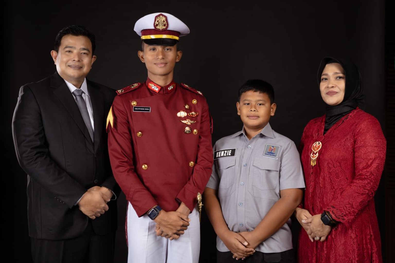 Kristianto bersama keluarga